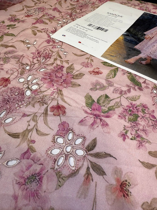 BAROQUE UF-4129 PINK LAWN