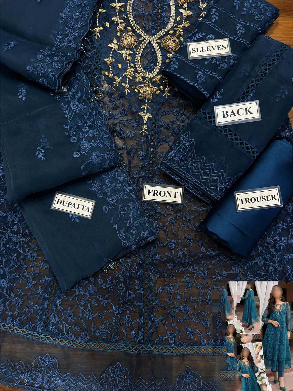 AZURE NEVY BLUE 3PC HIT CODE