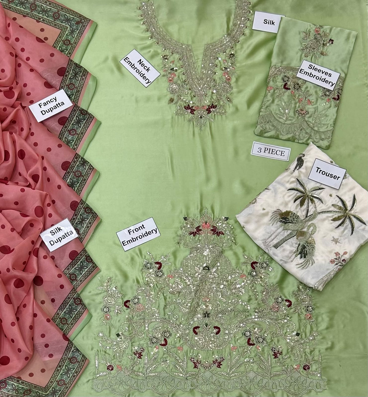 ETHNIC SILK COLLECTION 3PC HIT CODE