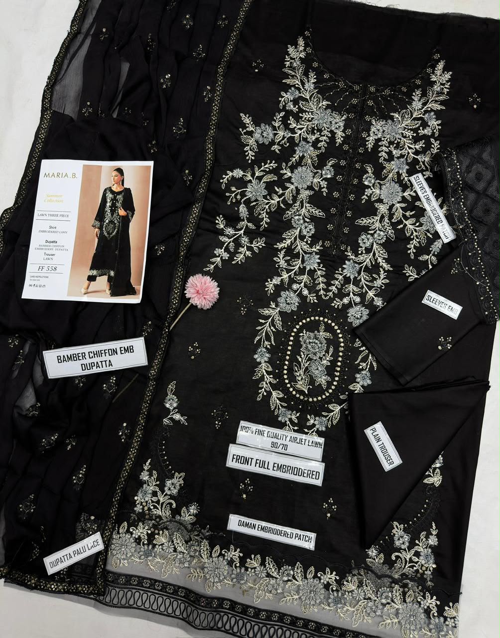 _MARIA B 558 Summer Collection 3pc Hit Code