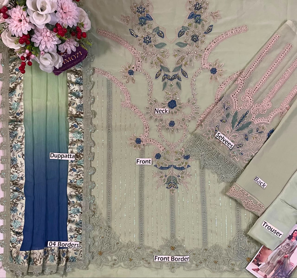 Maria B Chiffon* Embroidered Unstitched Collection