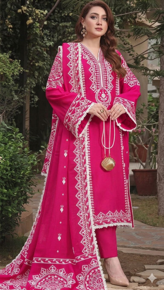 ANEELAS DHANAK COLLECTION 3PC HIT CODE