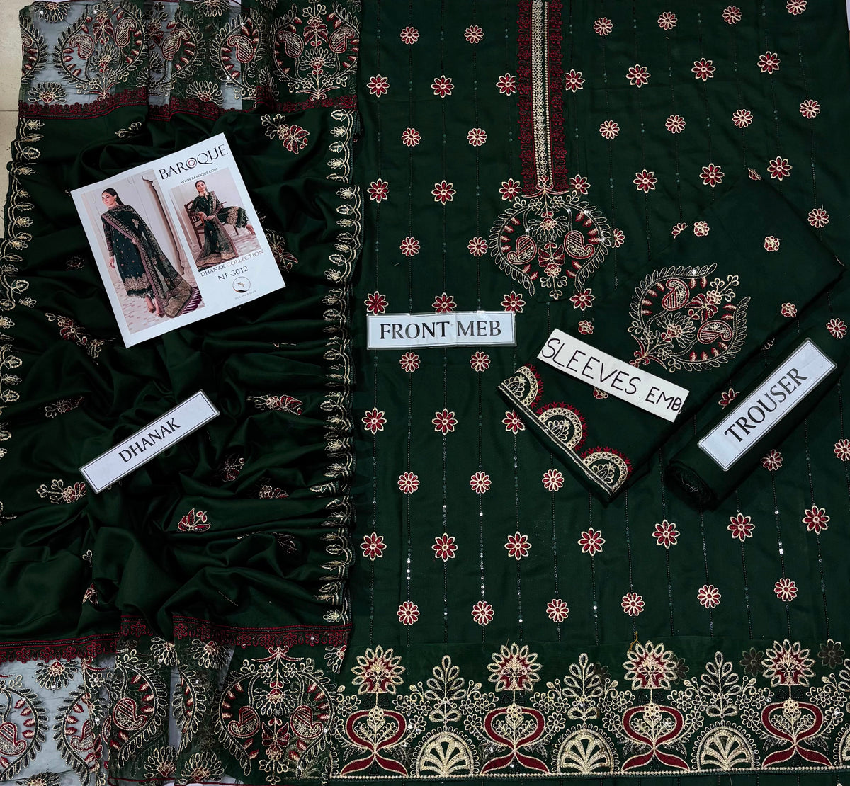 DHANAK COLLECTION 3PC HIT CODE