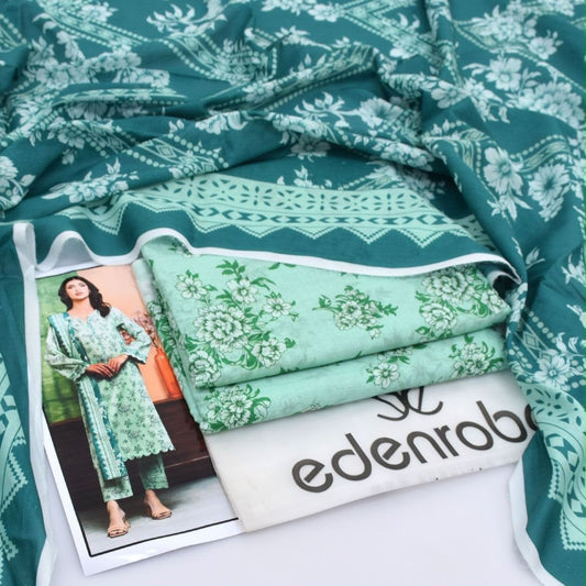 *Khaddi+Eden Robe 3pc Lawn Collection