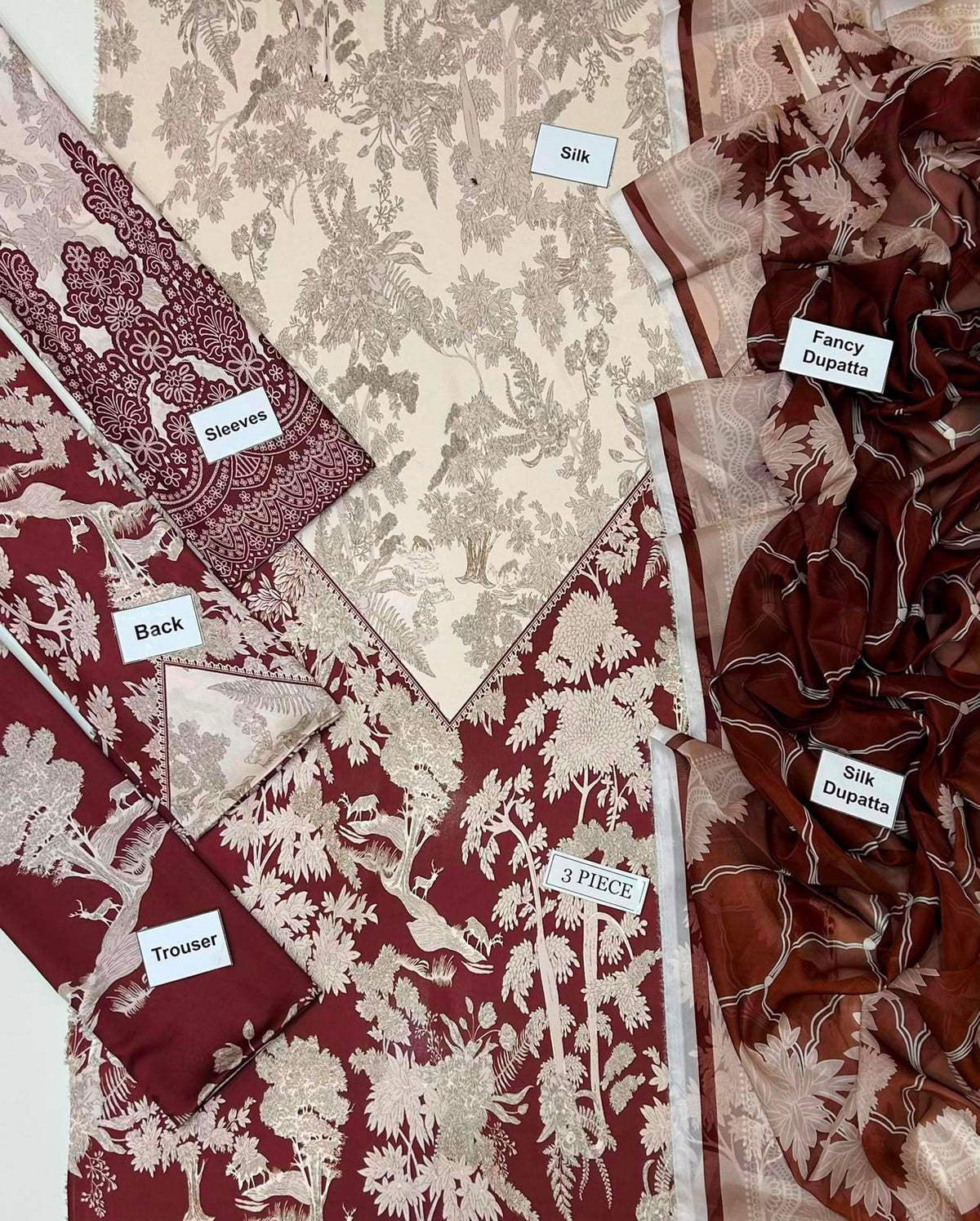 MARIA.B SILK PRINT 3PC HIT CODE