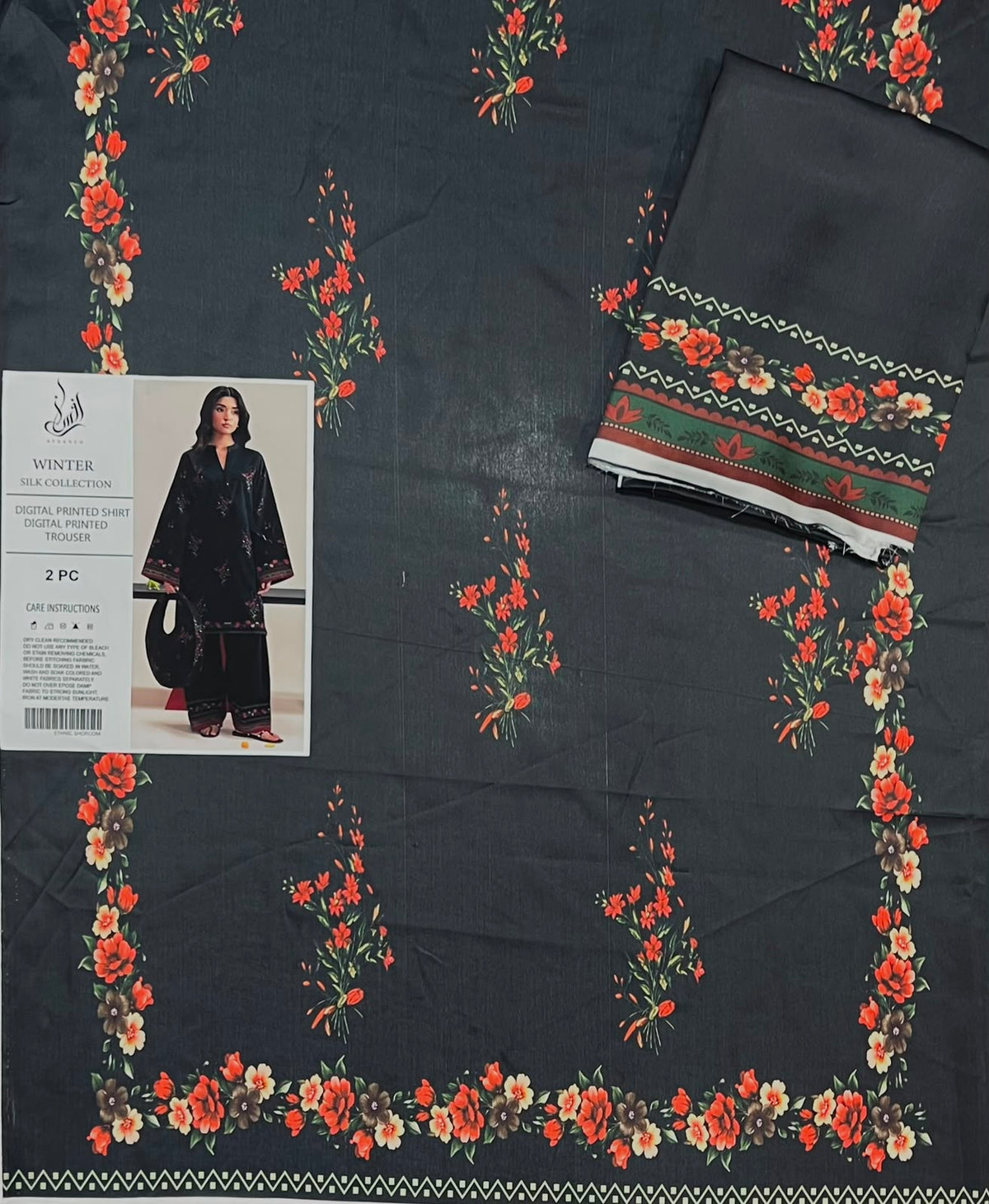 ETHNIC SILK PRINT 2PC