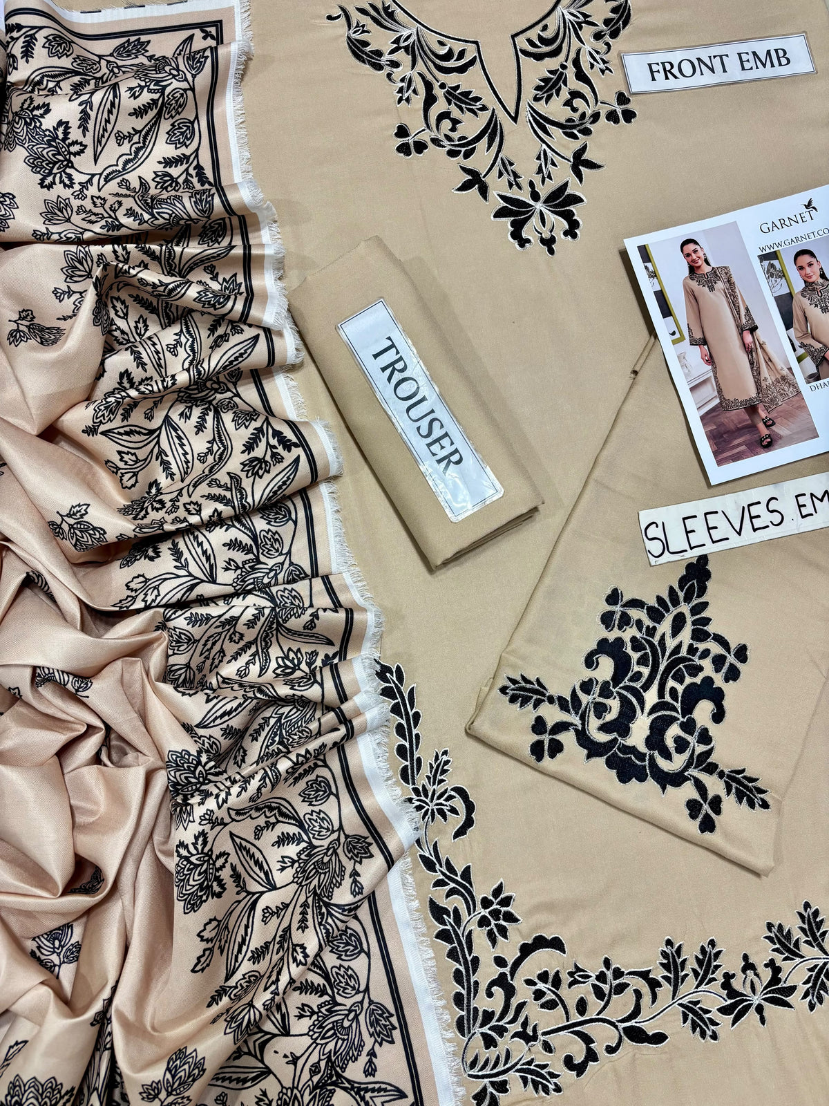 GARNET DHANAK COLLECTION 3PC HIT CODE