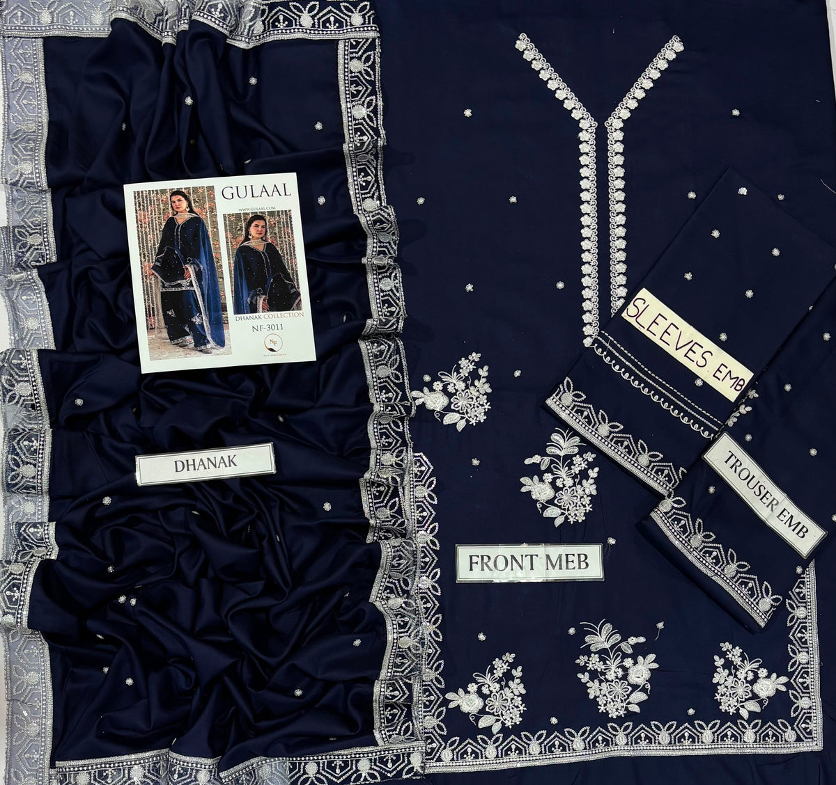 GULAAL WINTER DHANAK COLLECTION 3PC 227