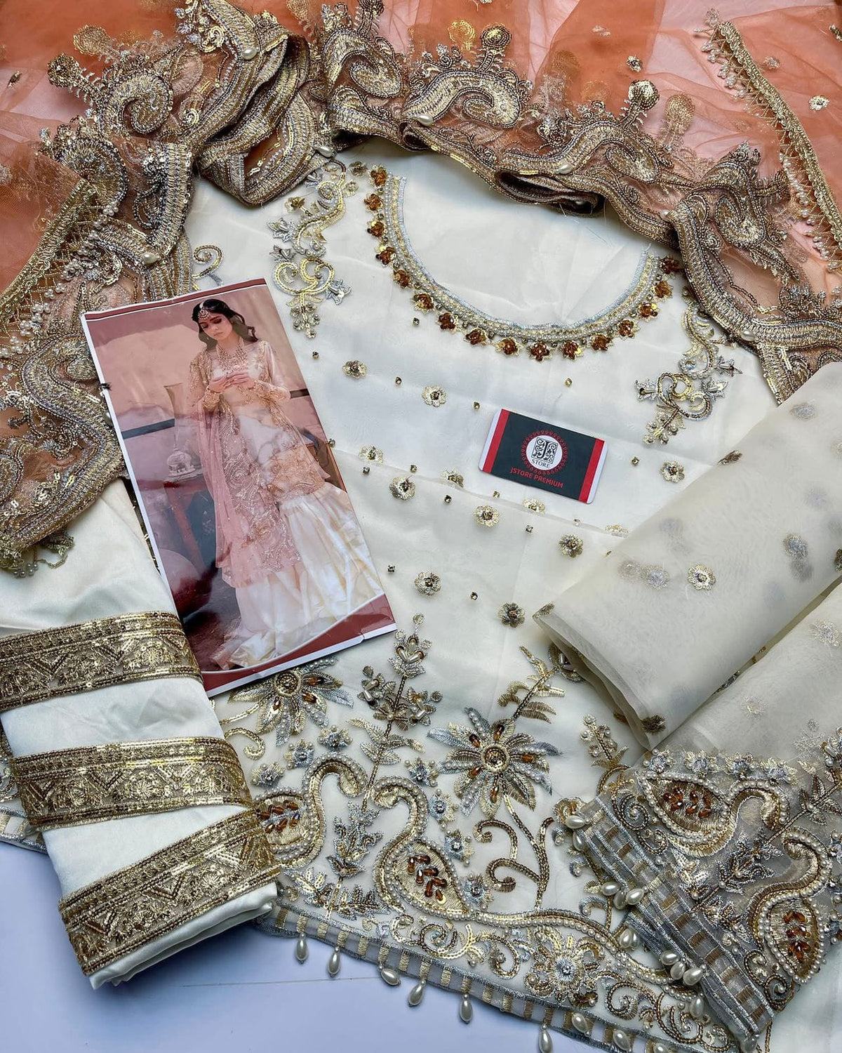 NAMEERA WEEDING WEAR HIT CODE 3PC