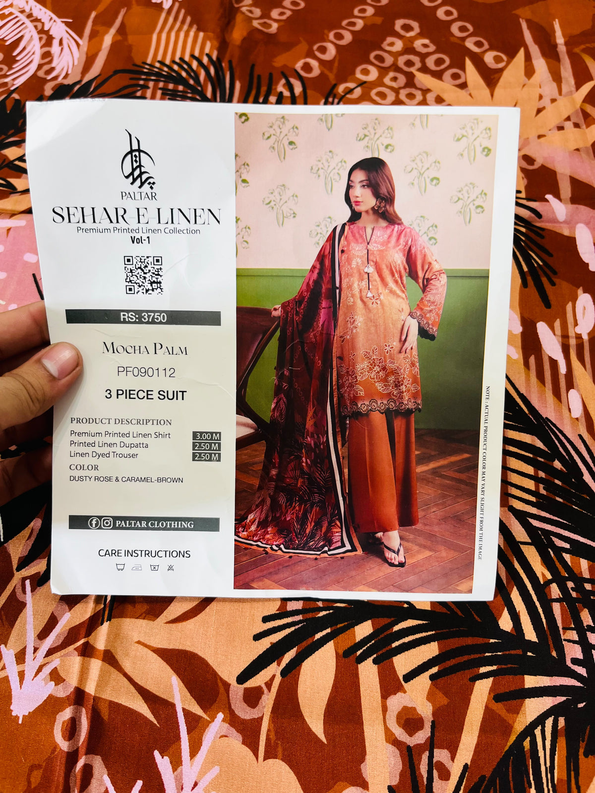 Sehre Linen Collection 3pc Hit Code