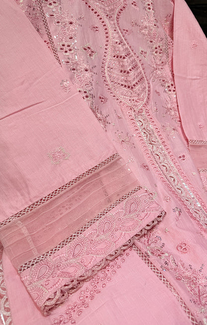 ZOE 2PC STICHED PEACH