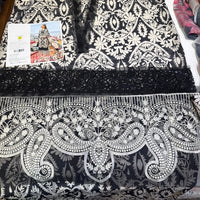 LAWN 3PC BLACK WHITE