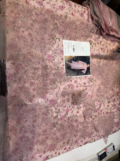 BAROQUE UF-4129 PINK LAWN