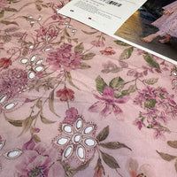 BAROQUE UF-4129 PINK LAWN