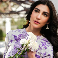 ANEELAS SILK PRINT WHITE