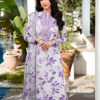ANEELAS SILK PRINT WHITE