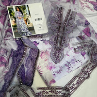 ANEELAS SILK PRINT WHITE