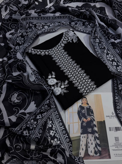 ZARA SHAHJAHAN BLACK & WHITE