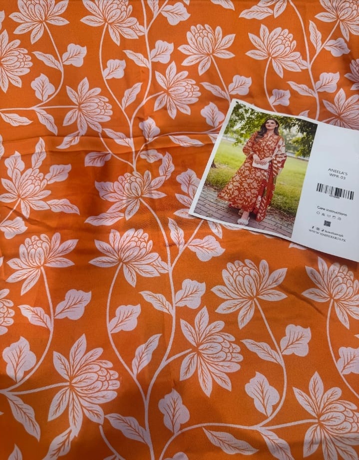 ANEELASSILK ORANGE