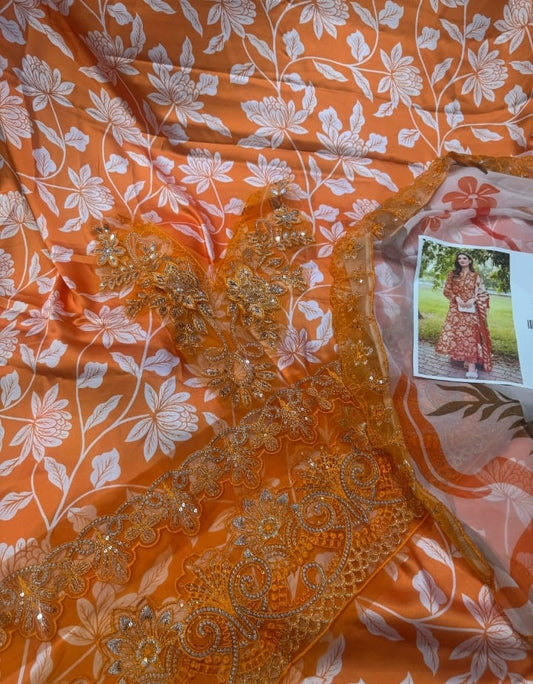 ANEELASSILK ORANGE