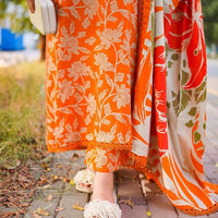 ANEELASSILK ORANGE
