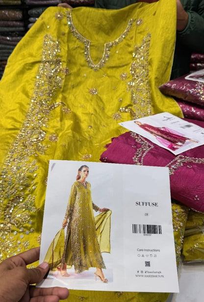 Suffuse Raw Silk Mustrad 3pc