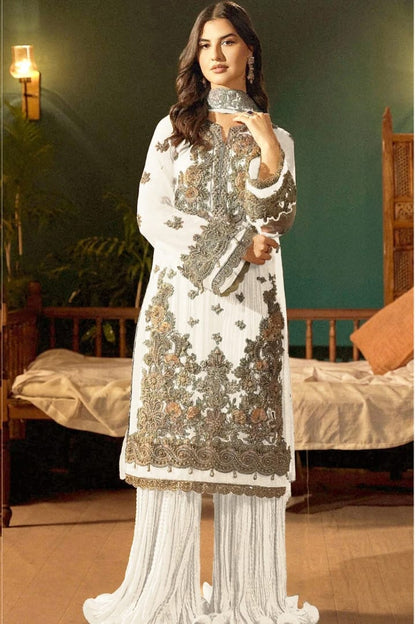 Fabiha Fatima Shisha Silk Aquamarine&nbsp;