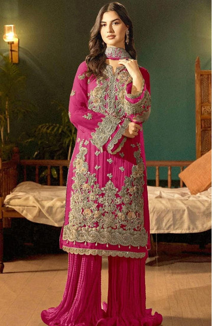 Fabiha Fatima Shisha Silk Aquamarine&nbsp;