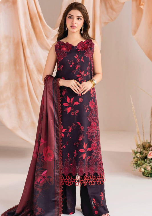 MARIA.B LUXURY LINEN PRINT COLLECTION 3PC HIT CODE