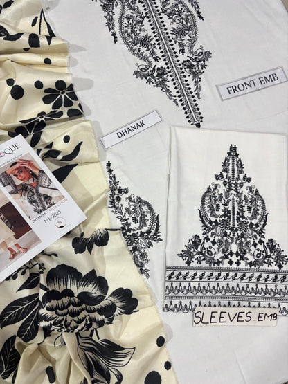 BAROOQUE LUXURY DHANAK COLLECTION 3PC HIT CODE
