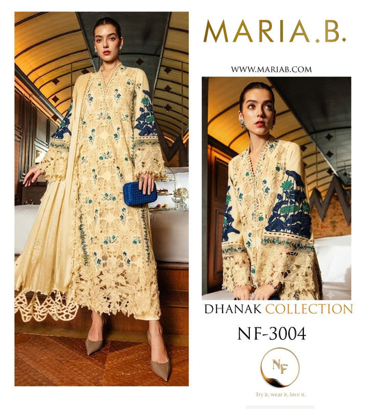 MARIA.B DHANAK COLLECTION 3PC HIT CODE