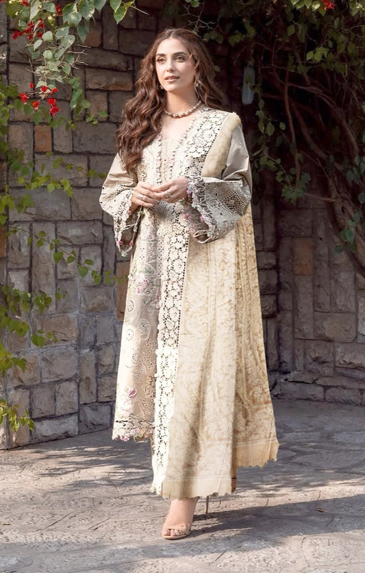 ELAF LUXURY DHANAK COLLECTION 3PC HIT CODE