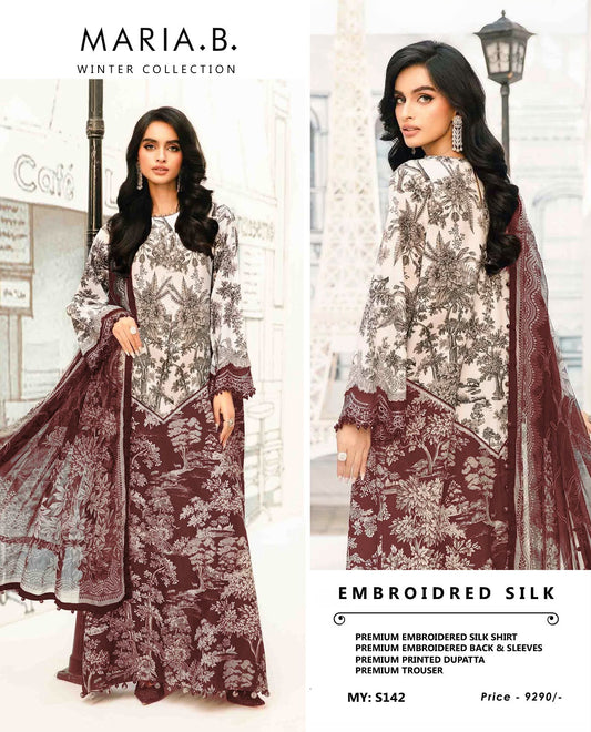 MARIA.B SILK PRINT 3PC HIT CODE