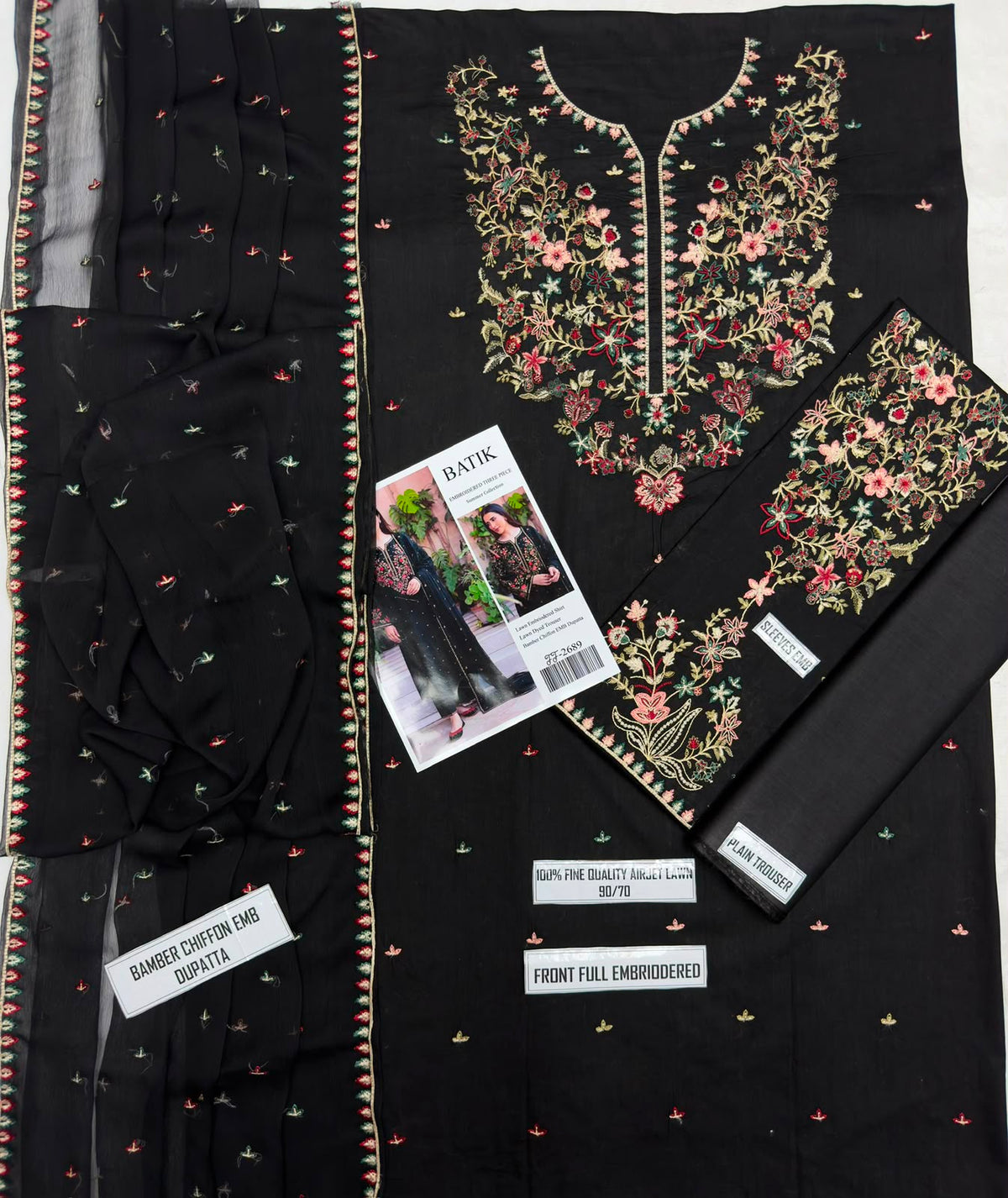 BATIK SUMMER COLLECTION 3PC HIT CODE