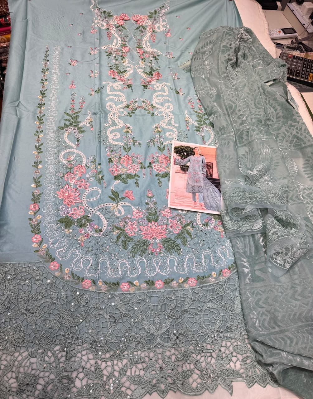 Maria.B Dhanak With Palachi Dupatta