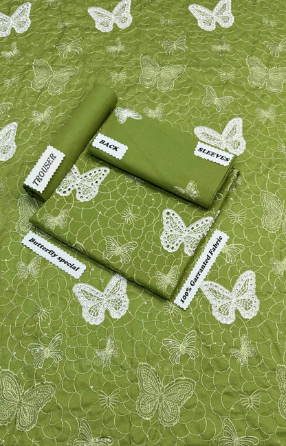 MARIA.B BUTTER FLY LAWN 2PC CHICKEN KARI
