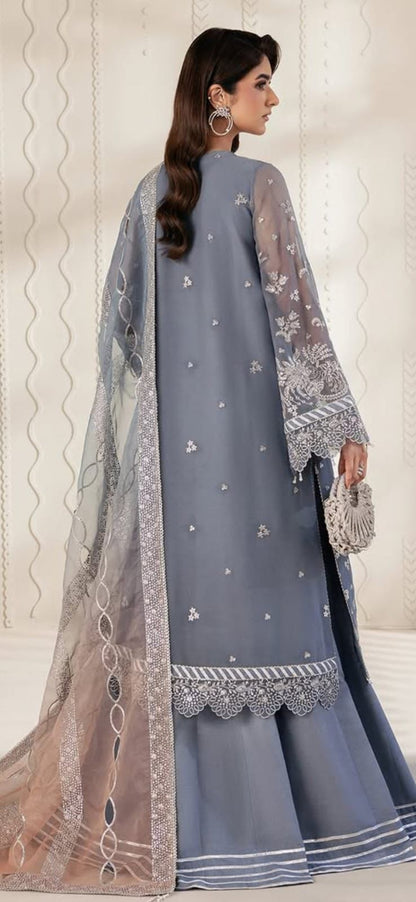 ZARIF CHIFFON 3PC UNSTICHED HIT CODE