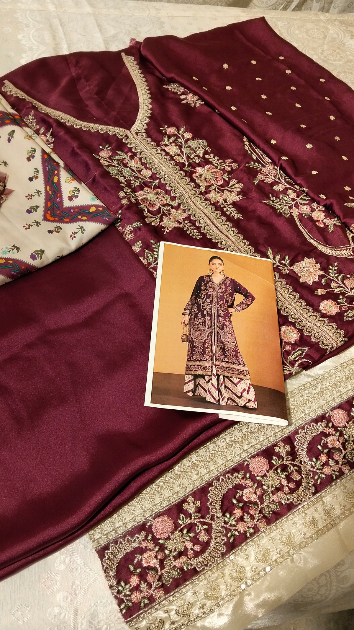 Ethnic Silk print 2pc Hit code E1212