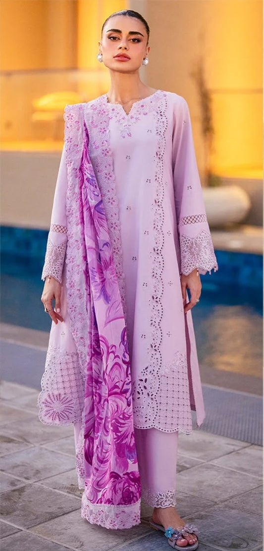 AZURE LUXURY DHANAK COLLECTION 3PC HIT CODE