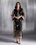 Ethnc silk kaftan style Embroided 2-Piece Hit Code E-1135