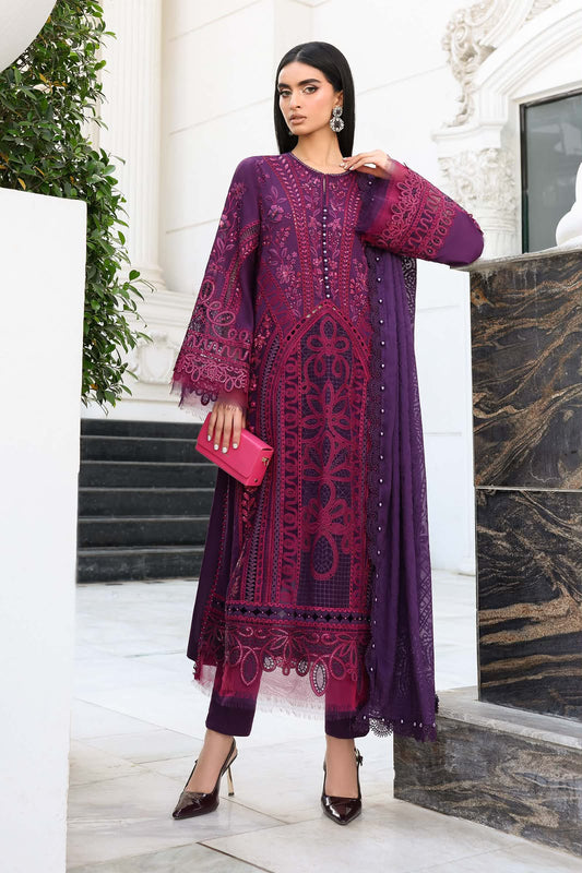 MARIA.B LUXURY DHANAK COLLECTION 3PC HIT CODE 9046