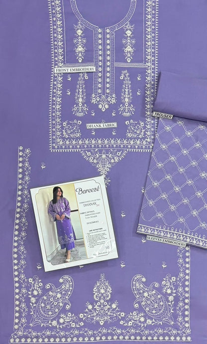 BAREEZE LUXURY DHANAK COLLECTION 2PC HIT CODE