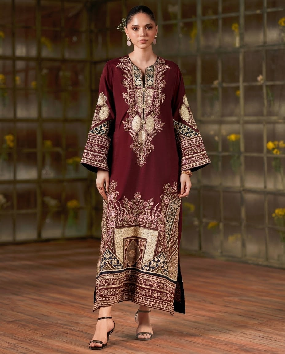 Ethnic Embroided 2-Piece Hit Code E1141