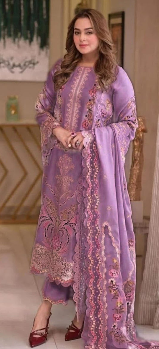 ANEELAS DHANAK COLLECTION 3PC HIT CODE