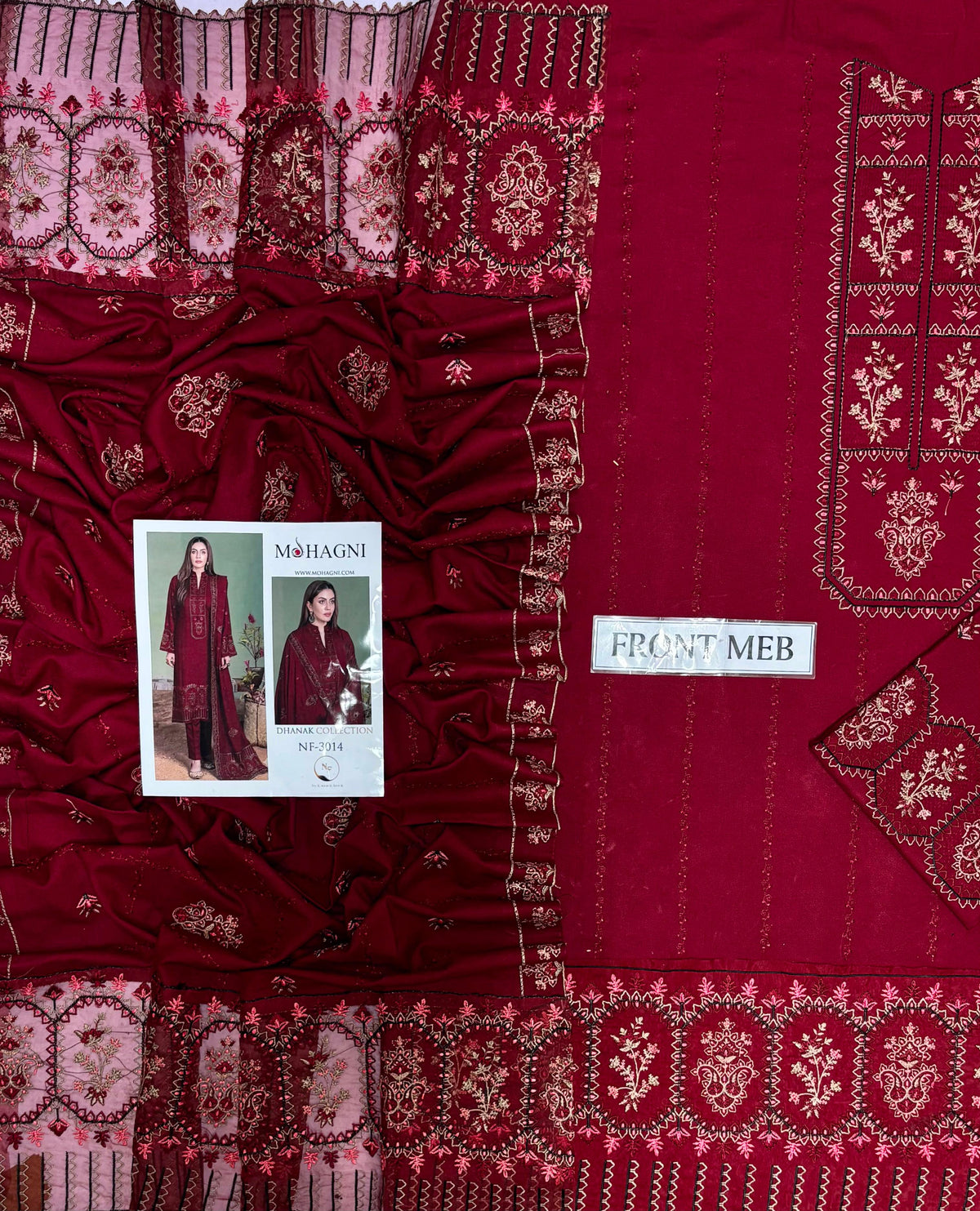 MOHAGNI WINTER DHANAK COLLECTION 3PC HIT CODE