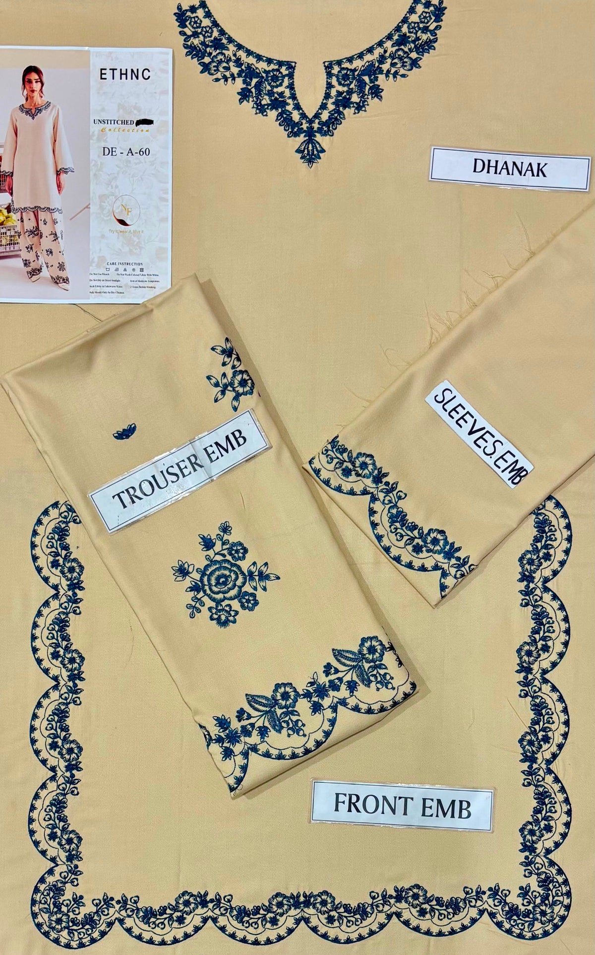 Ethnic Dhanak Collection 2pc