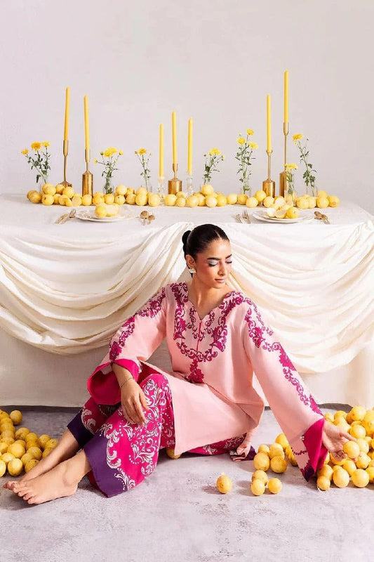 AFSANAH SILK PRINT 2PC HIT CODE