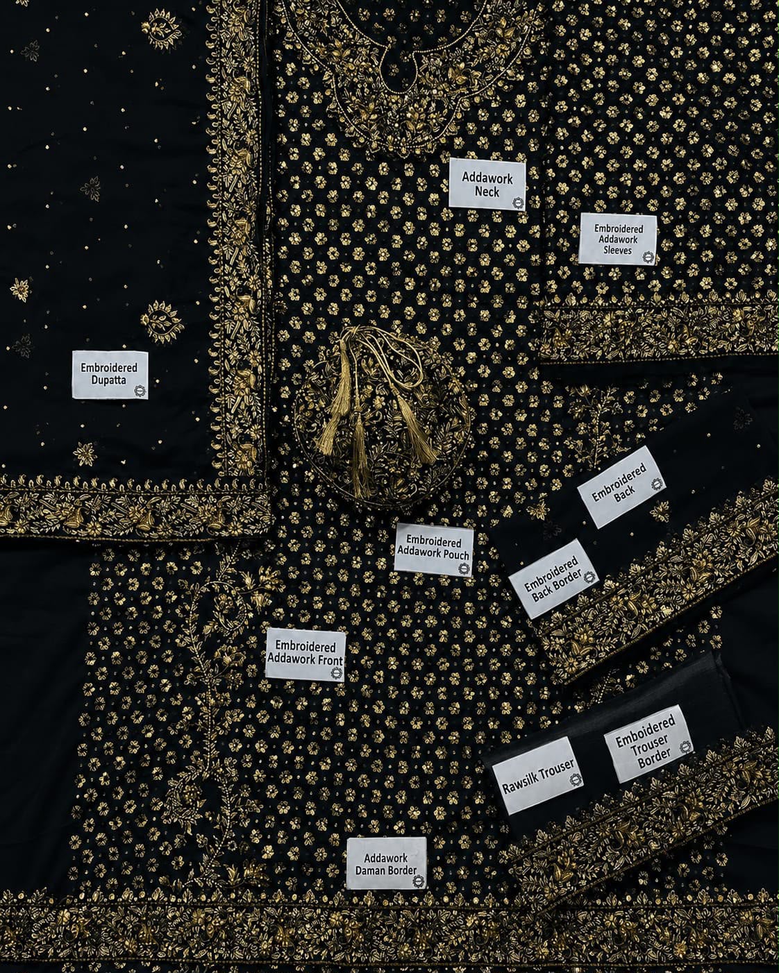 *Haris Shakeel Addawork Formal Wedding wear