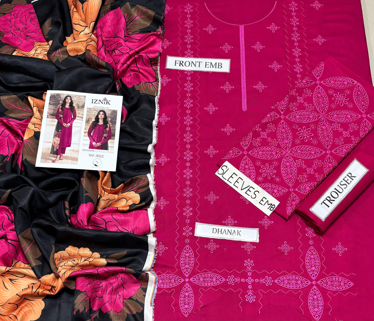 IZNIK DHANAK COLLECTION 3PC HIT CODE