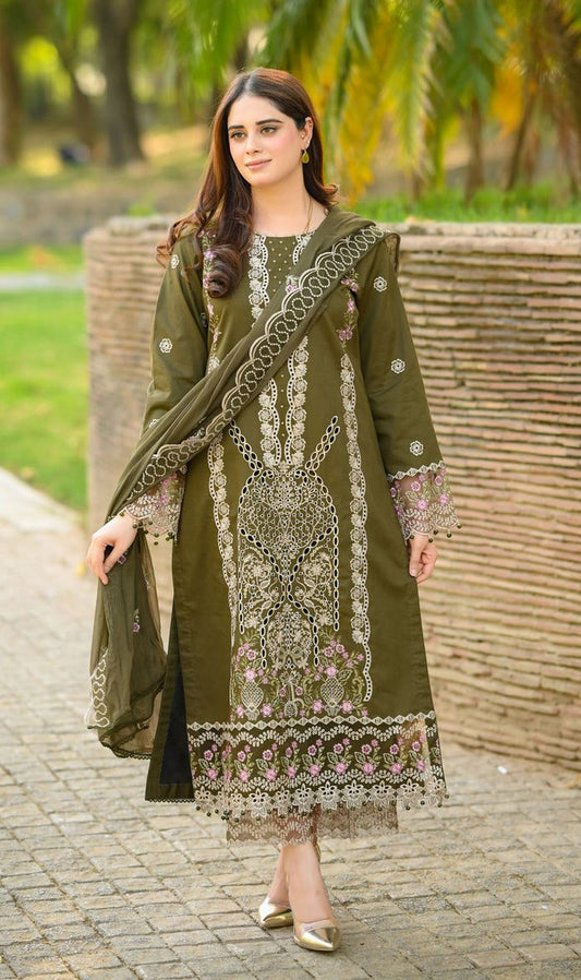 QALAMKAHAR LUXURY WINTER COLLECTION 3PC HIT CODE 6116